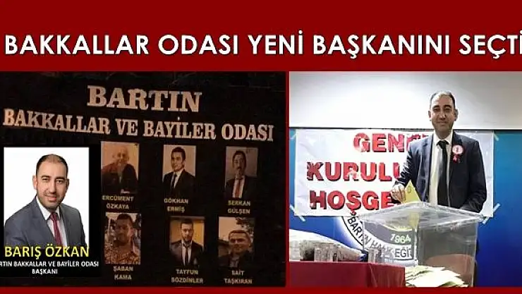 Bartın Bakkallar odasında yeni dönem