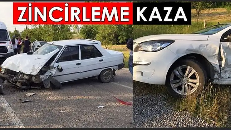 Bartın'da 4 Araç Birbirine Girdi
