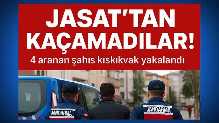 Bartın'da 4 firari yakalandı