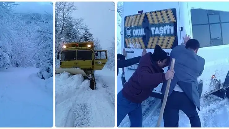 Bartın'da bazı köy yolları ulaşıma kapandı
