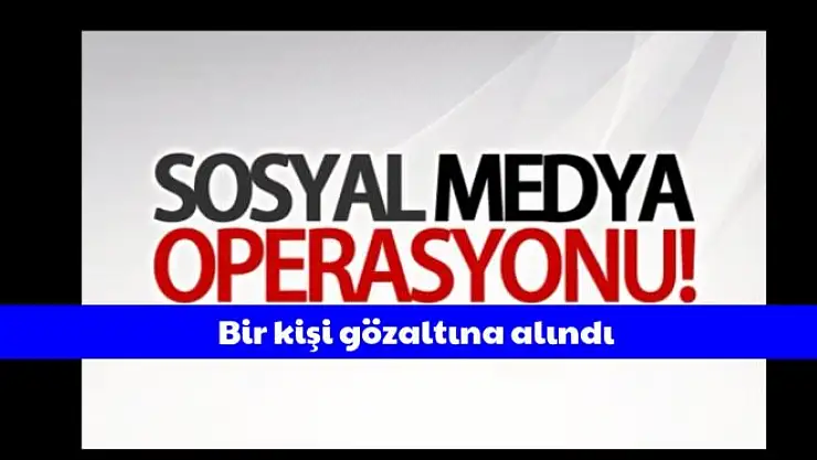 Bartın'da bir kişi gözaltına alındı 