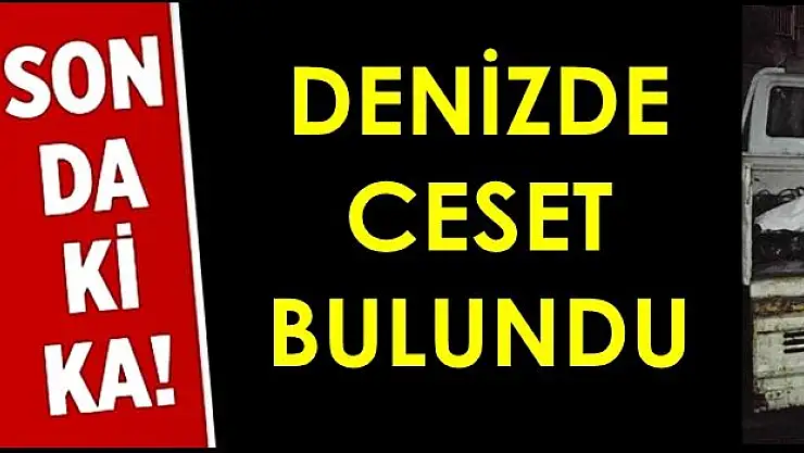 Bartın'da denizde ceset bulundu