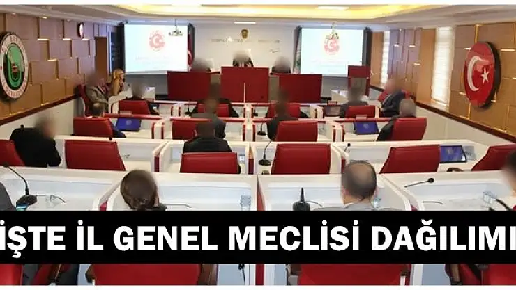 Bartın'da İl Genel Meclisinin dağılımı