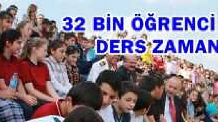 BARTIN'DA İLK DERS ZİLİ ÇALDI