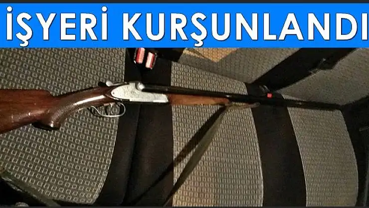 Bartın'da iş yeri kurşunlandı