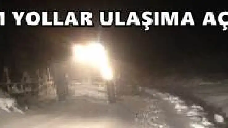 Bartın'da kapalı köy yolu kalmadı