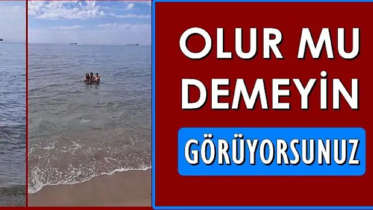 Bartın'da Nisan'da deniz keyfi