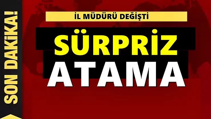 Bartın'da sürpriz görev değişimi