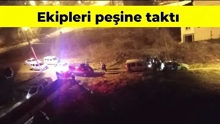 Bartın'da tehlikeli kovalamaca