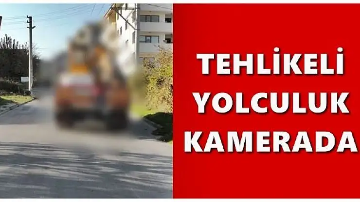 Bartın'da tehlikeli yolculuk