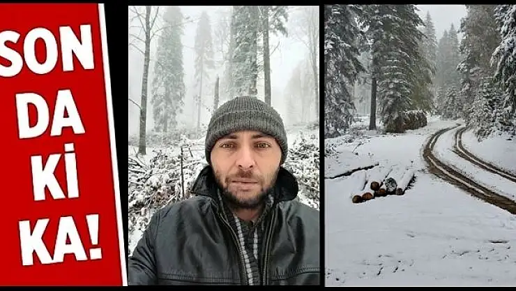 Bartın'da yaylalara ilk kar düştü