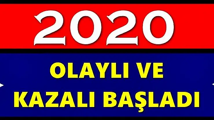 Bartın'da yeni yıl olaylı başladı