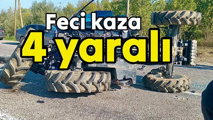 Bartın'da Zincirleme Kaza: 4 Yaralı