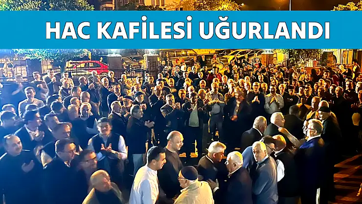 Bartın'dan hac kafilesi dualarla uğurlandı