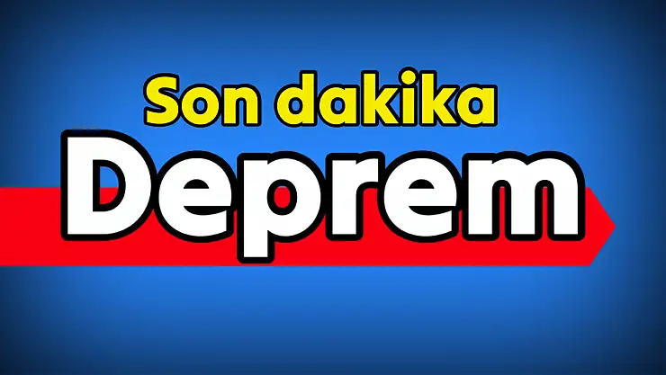 Bartın deprem ile sarsıldı
