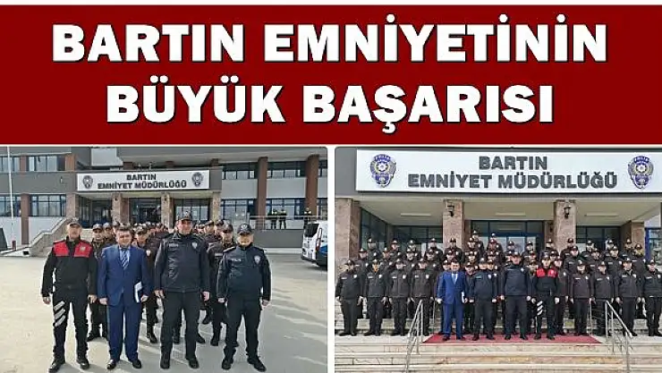 Bartın Emniyetinin büyük başarısı