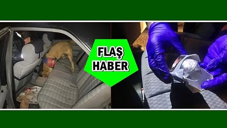 Bartın girişinde durdurulan araca operasyon