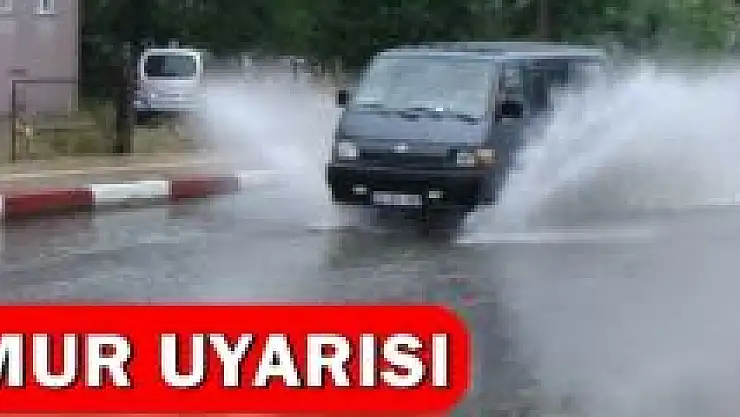 Bartın için kuvvetli yağış uyarısı