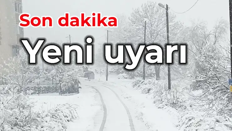 Bartın için sarı kodlu uyarı