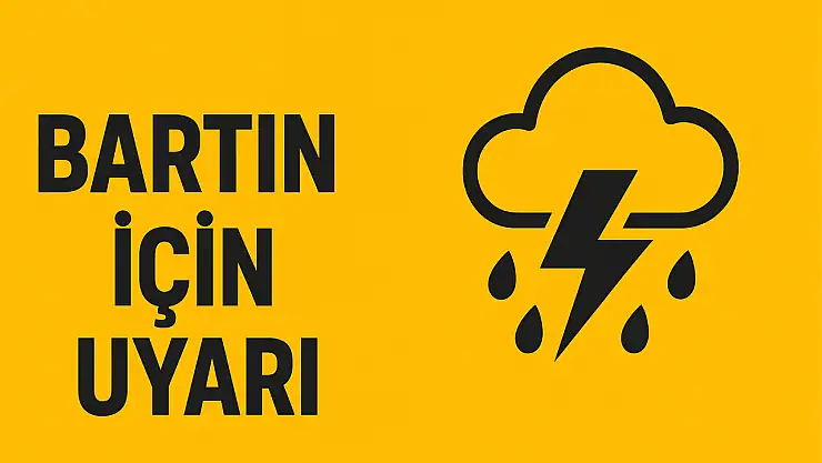 Bartın için uyarı