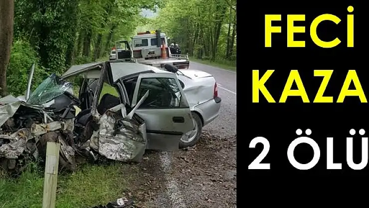 Bartın Karabük yolunda feci kaza, 2 ölü