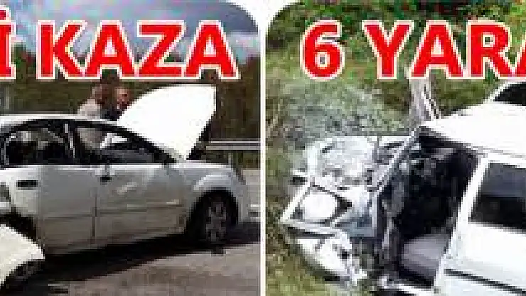 Bartın Karabük Yolunda Feci Kaza: 6 Yaralı 
