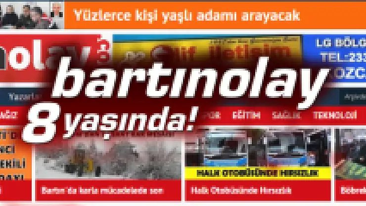Bartın Olay 8 Yaşında
