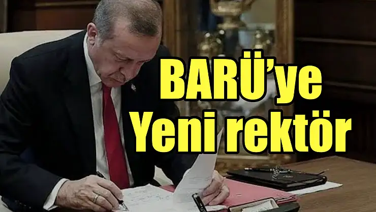 Bartın Üniversitesine yeni rektör atandı