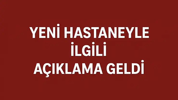 Bartın Yeni Devlet Hastanesi açılıyor mu