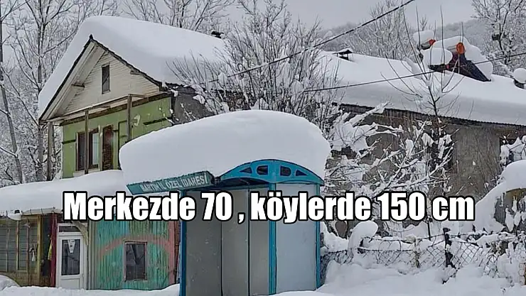 Bartın yoğun kar altında