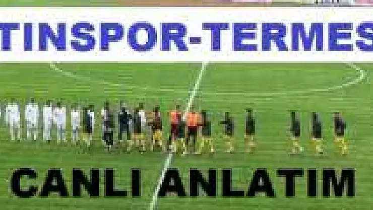 Bartınspor, Termespor ile Karşılaşıyor