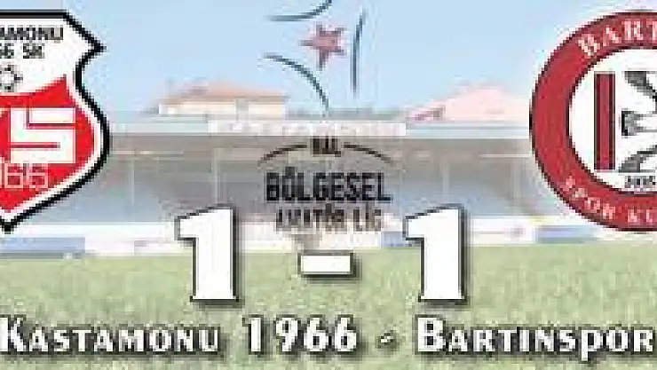 Bartınspor Liderden 1 Puan aldı