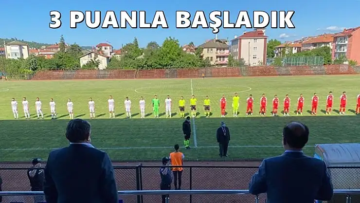 Bartınspor lige galibiyetle başladı