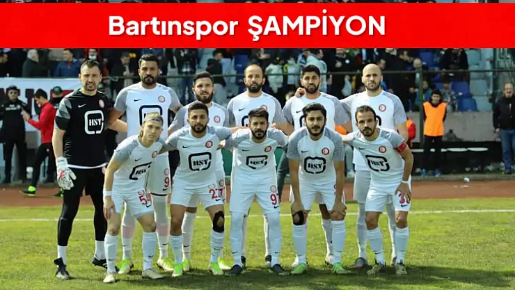 Bartınspor Şampiyonluğunu ilan etti