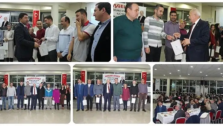 Başkan Karaman öğretmenleri yemekte ağırladı