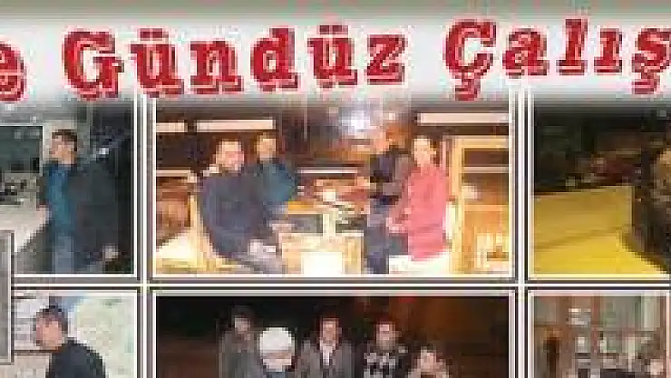 Başkan yine gece mesaisi yaptı