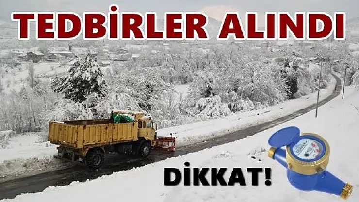 Belediye tedbirleri aldı, uyarıda bulundu