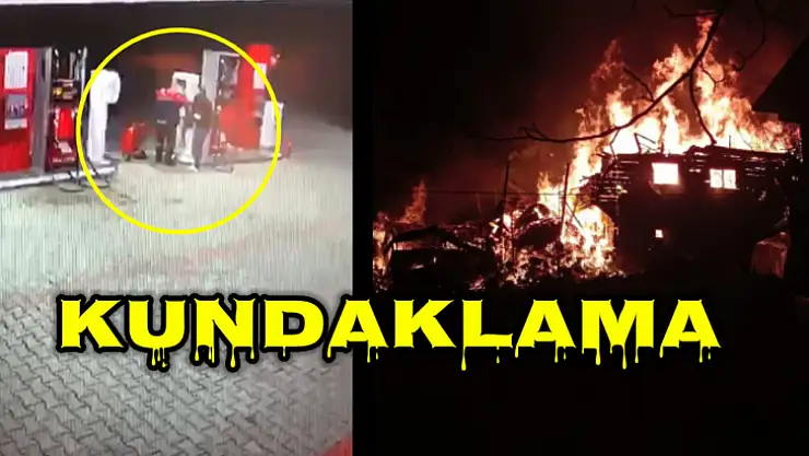 Evin benzinle yakıldığı iddia edildi