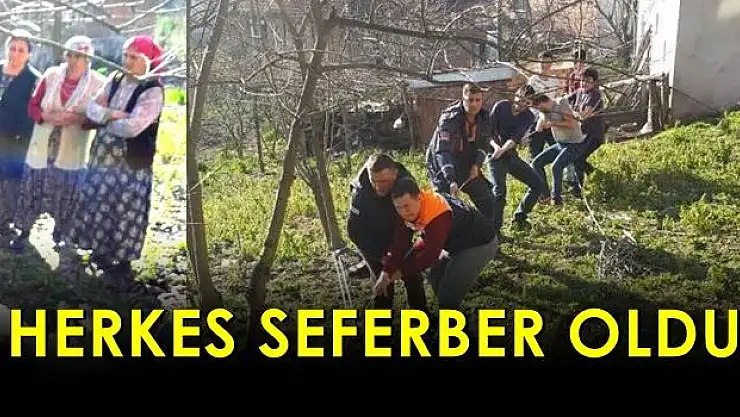 Bu insanlar kuyudan ne çekiyor?