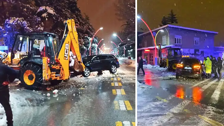 Bulvar üzerinde kaza