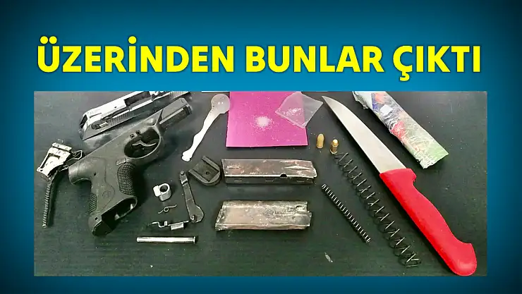 Çarşıda şüphe üzerine durduruldu
