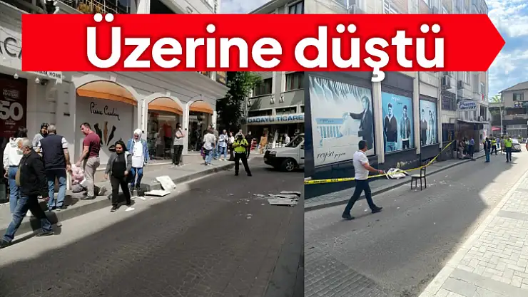 Çarşıda  beklenmedik olay