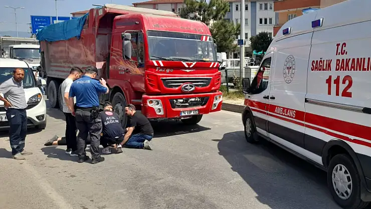Çatmaca'da kaza, trafik tıkandı