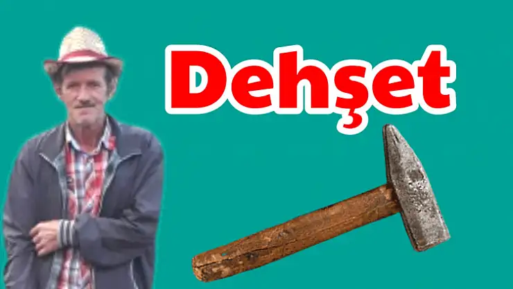 Çekiç darbeleri ile hayatını kaybetti
