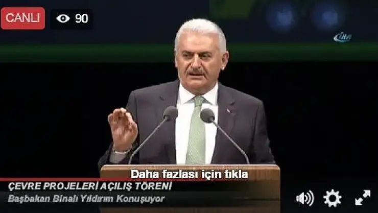 Çevre projeleri açılış törenini canlı izleyin!