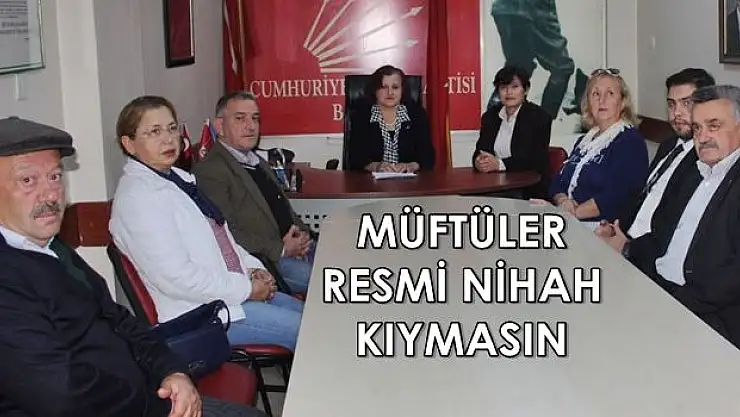 CHP'den müftü nikâhına tepki geldi