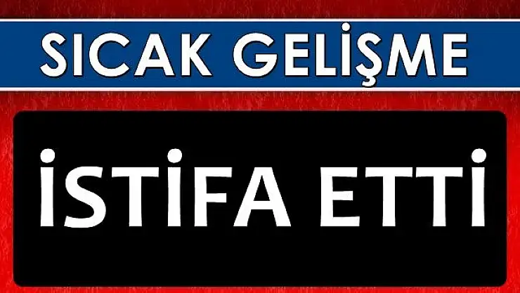 Çiçeği burnunda başkan istifa etti