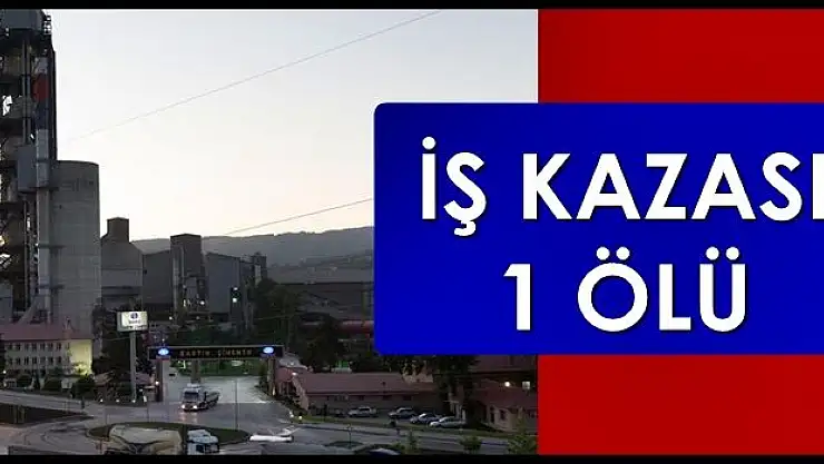 Çimento fabrikasında iş kazası