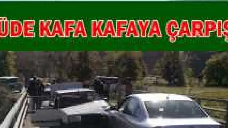 Dar Köprüde Çarpıştılar: 1 Yaralı