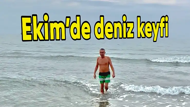 Bartın'da Deniz sezonu devam ediyor